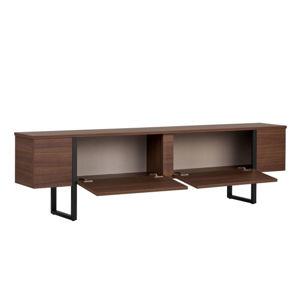 NORDURE TV komoda Onera, braon/crna - EP3056771