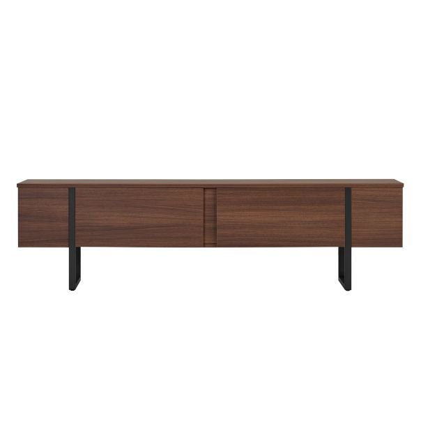 NORDURE TV komoda Onera, braon/crna - EP3056771