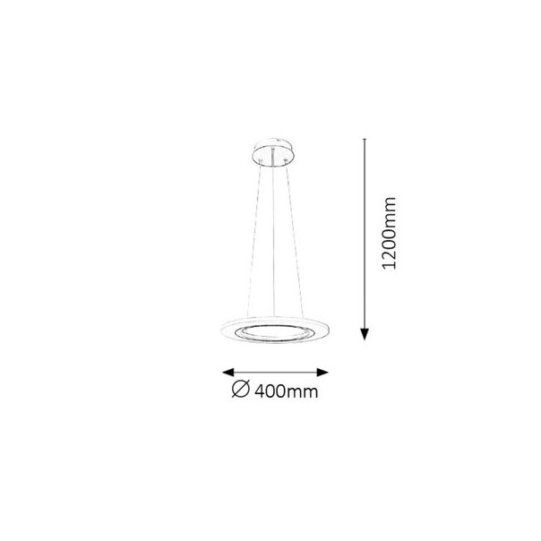 RABALUX Visilica Adrienne LED 20W - 2428