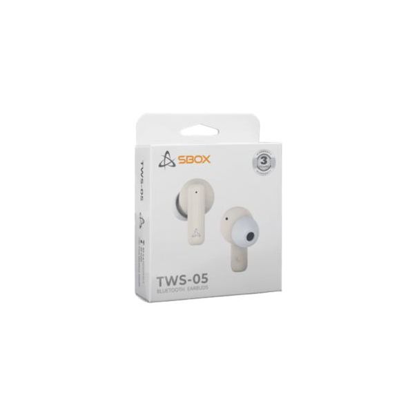 S BOX Bežične bubice EB TWS05, bež - 242892