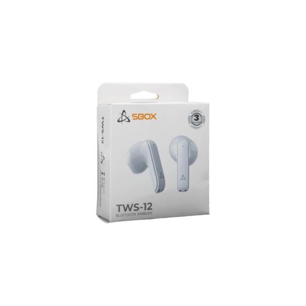 S BOX Bežične bubice EB TWS12, bela - 242898