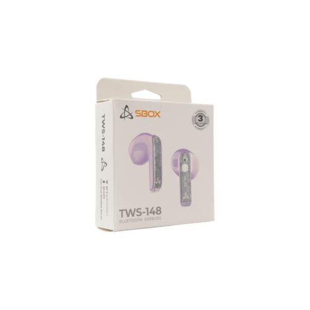 S BOX Bluetooth bubice EB TWS148, ljubičasta - 242908