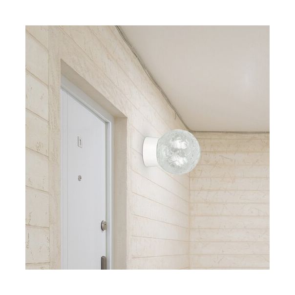 Rabalux Zidna lampa Grace E27 1x MAX 60W bela (2431) - 2431-1