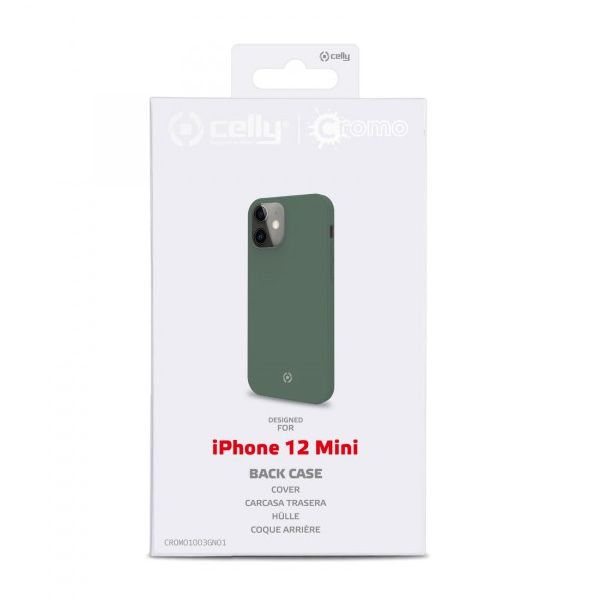 CELLY Futrola CROMO za iPhone 12 MINI, zelena - CROMO1003GN01