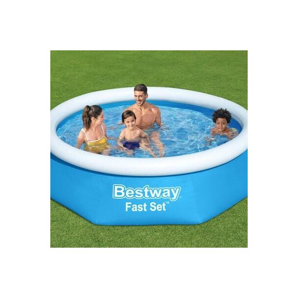 BESTWAY Porodični PVC bazen na naduvavanje 244x61cm Pool Fast Set - 2438