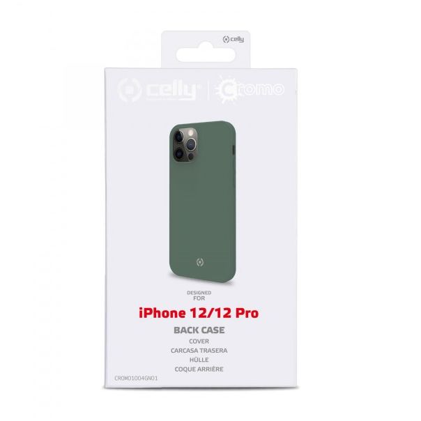CELLY Futrola CROMO za iPhone 12 i 12 PRO, zelena - CROMO1004GN01