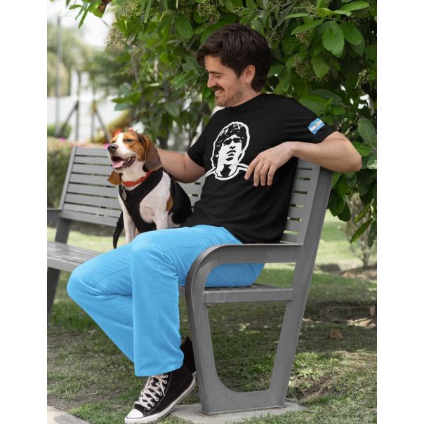 TAMANITZA Muška crna majica EL PIBE DE ORO - Tamanitza79