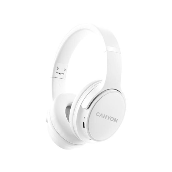 CANYON Bluetooth slušalice BT OnRiff 4, bela - CNS-CBTHS4W