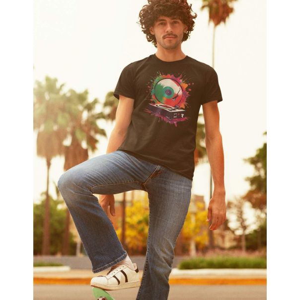 TAMANITZA Muška crna majica VINIL - Tamanitza91