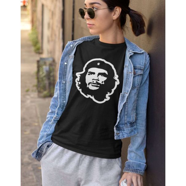 TAMANITZA Ženska crna majica EL COMANDANTE - Tamanitza63