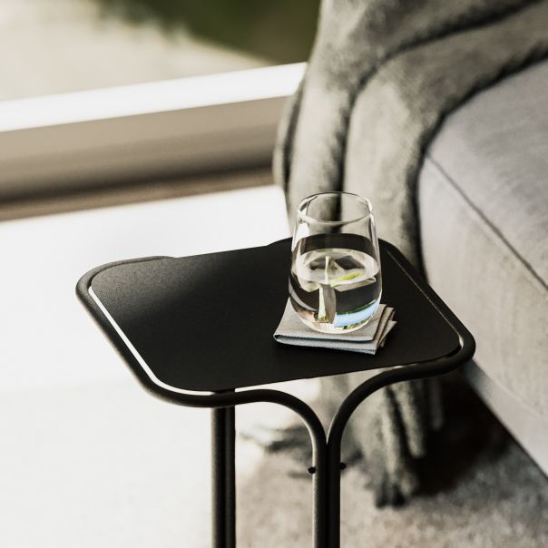 HANAH HOME Pomoćni sto Shb-001, crna - 247HFM1136