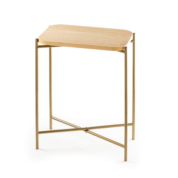HANAH HOME Pomoćni sto Shb-003-A, braon/zlatna - EP3056795
