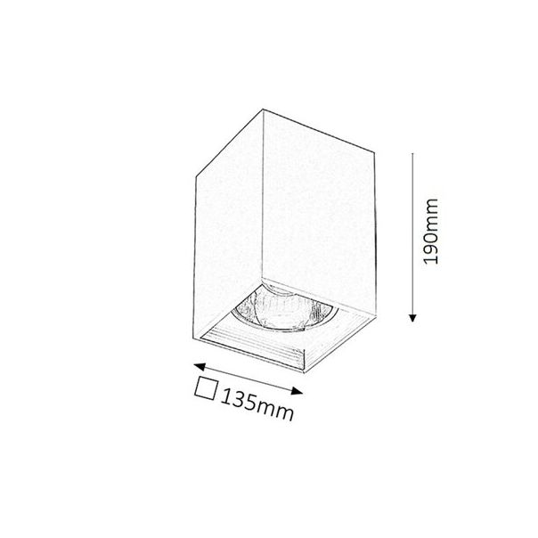 RABALUX Ugradna rasveta Maddox mat bela, E27 60W - 2486