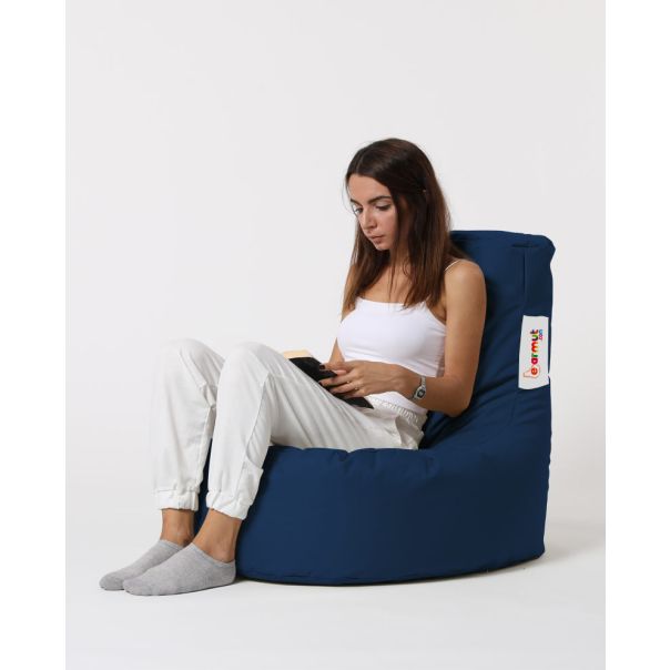 ATELIER DEL SOFA Baštenski layz bag Lina, tamnoplava - 248FRN1103