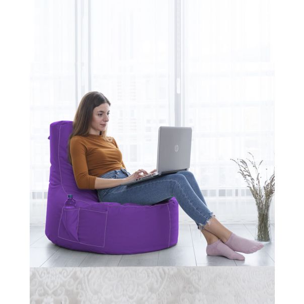 ATELIER DEL SOFA Baštenski lazy bag Eva sport, ljubičasta - 248FRN1119