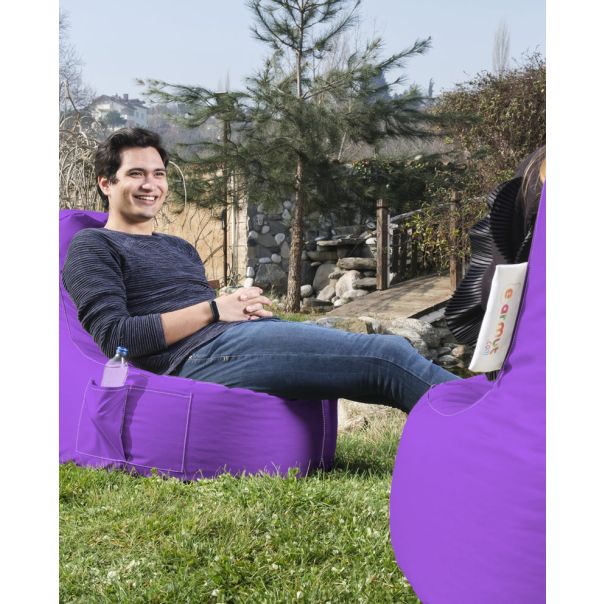ATELIER DEL SOFA Baštenski lazy bag Eva sport, ljubičasta - 248FRN1119