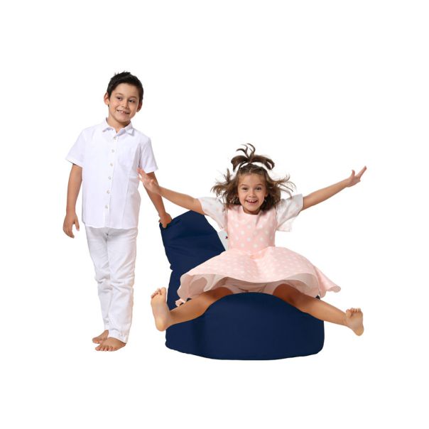 ATELIER DEL SOFA Baštenski lazy bag za decu Baton, tamnoplava - 248FRN1122