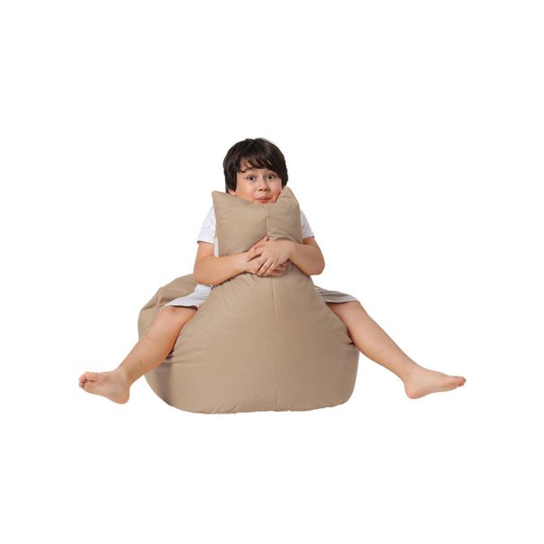 ATELIER DEL SOFA Baštenski lazy bag za decu Baton, krem - 248FRN1130