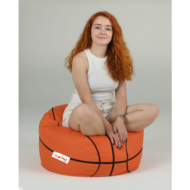 ATELIER DEL SOFA Baštenski lazy bag za decu Basketball kids, crvena - 248FRN1139