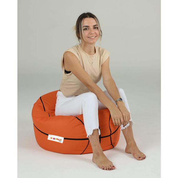 ATELIER DEL SOFA Baštenski lazy bag za decu Basketball kids, crvena - 248FRN1139