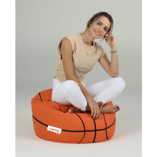 ATELIER DEL SOFA Baštenski lazy bag za decu Basketball kids, crvena - 248FRN1139