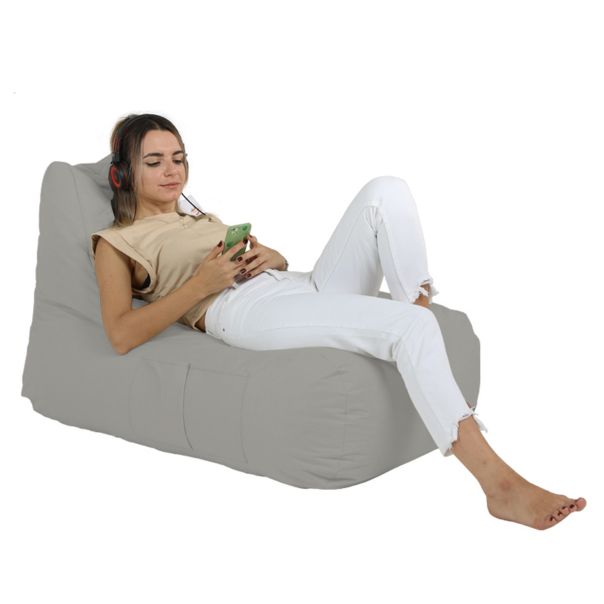 ATELIER DEL SOFA Baštenski lazy bag - ležaljka Trendy, siva - 248FRN1140