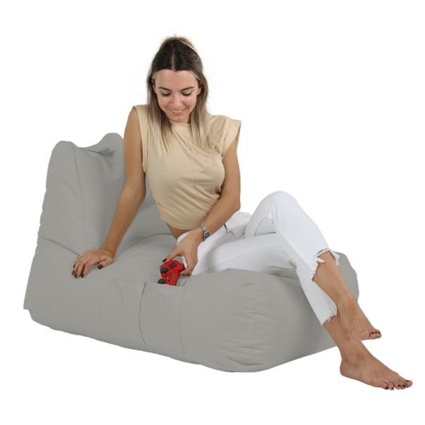 ATELIER DEL SOFA Baštenski lazy bag - ležaljka Trendy, siva - 248FRN1140