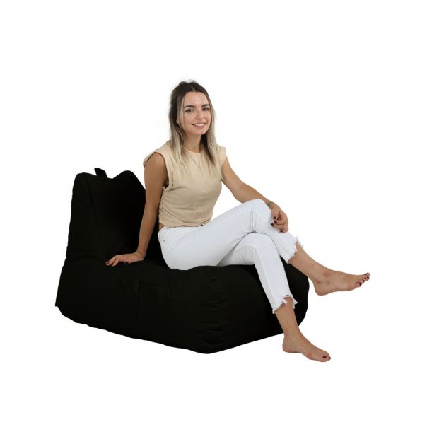 ATELIER DEL SOFA Baštenski lazy bag - ležaljka Trendy, crna - 248FRN1143