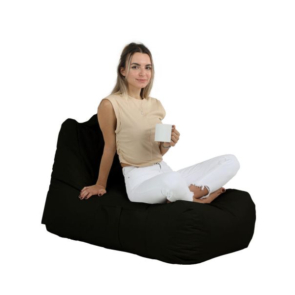 ATELIER DEL SOFA Baštenski lazy bag - ležaljka Trendy, crna - 248FRN1143