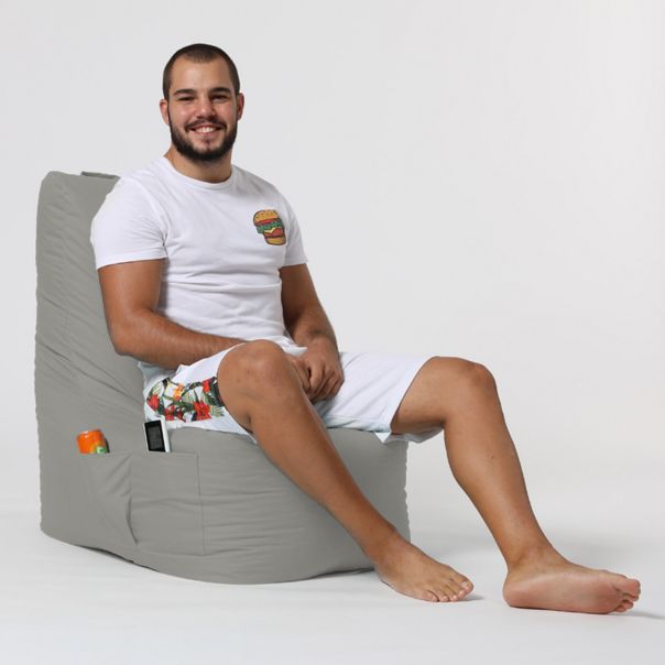 ATELIER DEL SOFA Baštenski lazy bag Diamond, siva - 248FRN1146