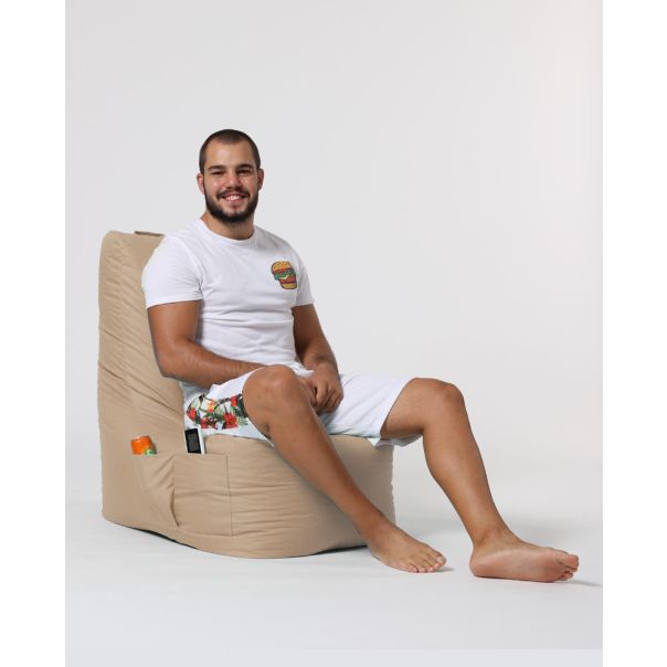 ATELIER DEL SOFA Baštenski lazy bag Diamond, krem - 248FRN1156