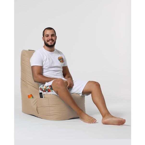 ATELIER DEL SOFA Baštenski lazy bag Diamond, krem - 248FRN1156