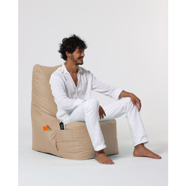 ATELIER DEL SOFA Baštenski lazy bag Diamond, krem - 248FRN1156