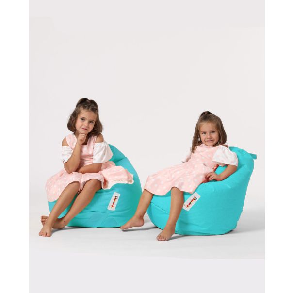 ATELIER DEL SOFA Baštenski lazy bag za decu Premium kids, tirkizna - 248FRN1161
