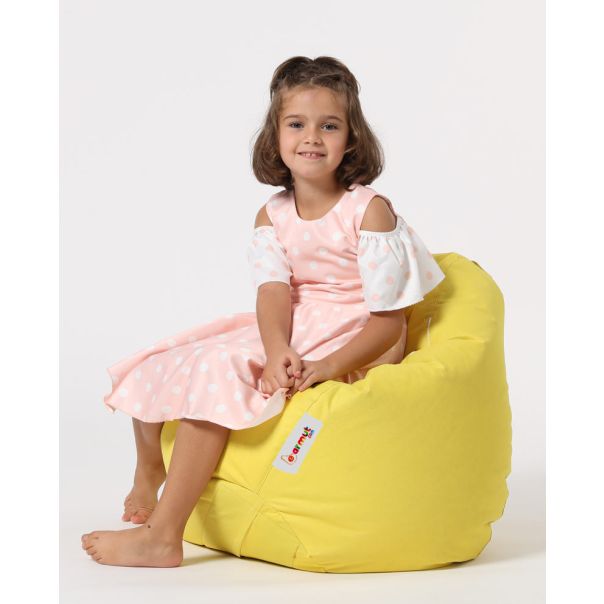 ATELIER DEL SOFA Baštenski lazy bag za decu Premium kids, žuta - 248FRN1163
