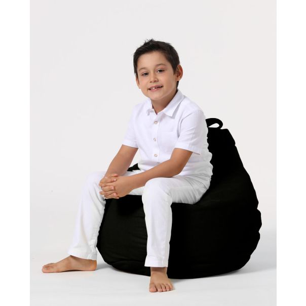 ATELIER DEL SOFA Baštenski lazy bag za decu Premium kids, crna - 248FRN1166