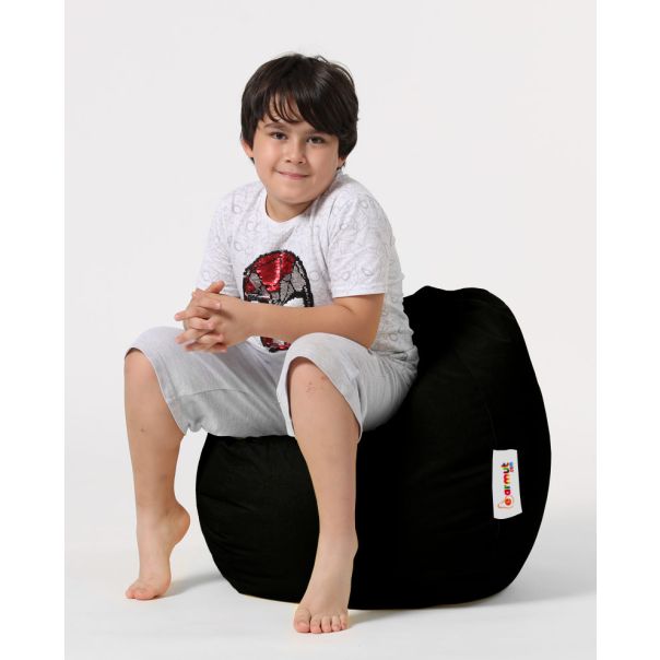 ATELIER DEL SOFA Baštenski lazy bag za decu Premium kids, crna - 248FRN1166