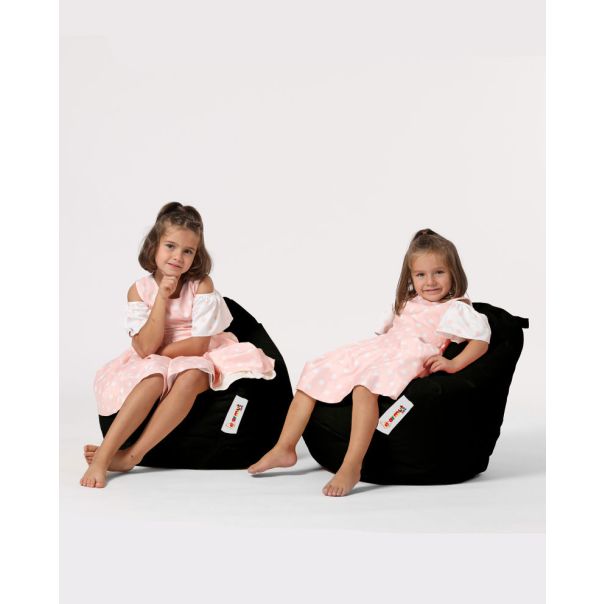 ATELIER DEL SOFA Baštenski lazy bag za decu Premium kids, crna - 248FRN1166