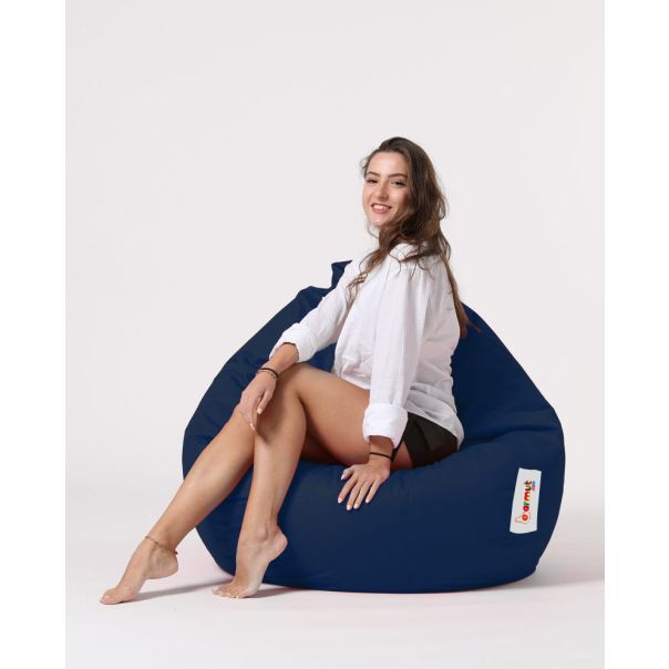 ATELIER DEL SOFA Baštenski lazy bag Premium XXL, tamnoplava - 248FRN1169