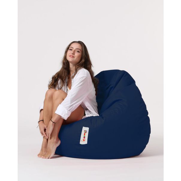 ATELIER DEL SOFA Baštenski lazy bag Premium XXL, tamnoplava - 248FRN1169