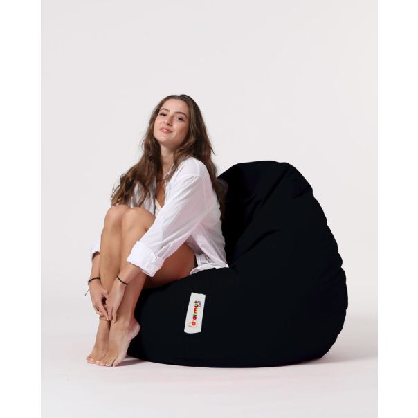 ATELIER DEL SOFA Baštenski lazy bag Premium XXL, crna - 248FRN1174
