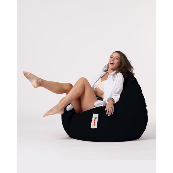 ATELIER DEL SOFA Baštenski lazy bag Premium XXL, crna - 248FRN1174