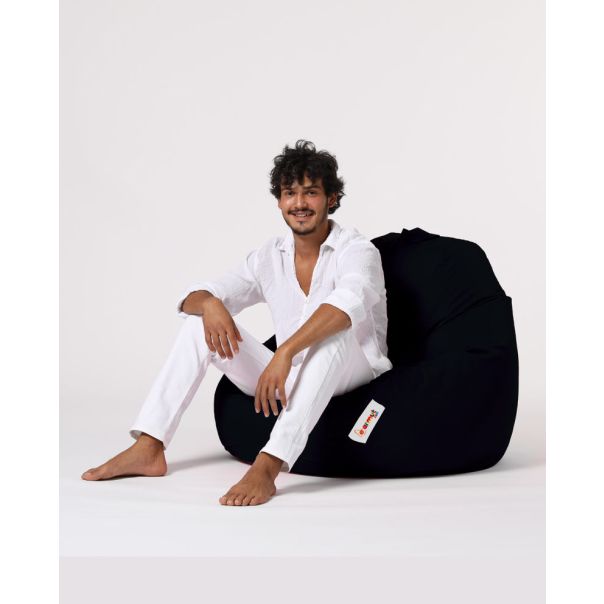 ATELIER DEL SOFA Baštenski lazy bag Premium XXL, crna - 248FRN1174