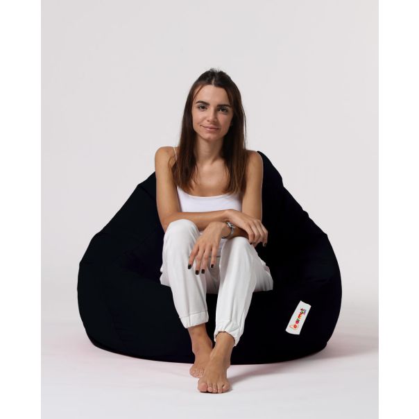 ATELIER DEL SOFA Baštenski lazy bag Premium XXL, crna - 248FRN1174