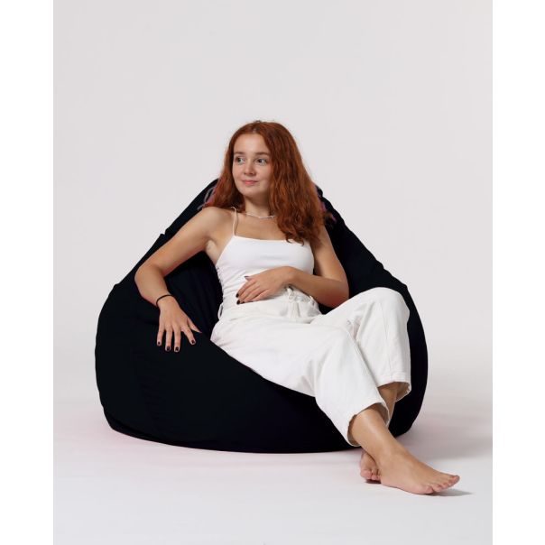 ATELIER DEL SOFA Baštenski lazy bag Premium XXL, crna - 248FRN1174