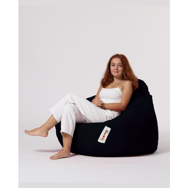 ATELIER DEL SOFA Baštenski lazy bag Premium XXL, crna - 248FRN1174