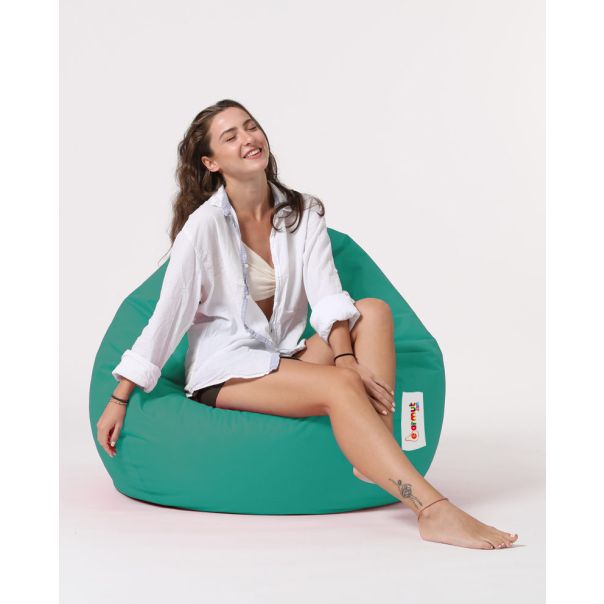 ATELIER DEL SOFA Baštenski lazy bag Premium XXL, tirkizna - 248FRN1175