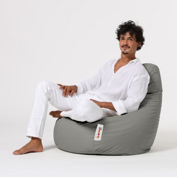 ATELIER DEL SOFA Baštenski lazy bag Drop L, siva - 248FRN1179