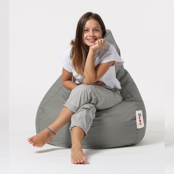 ATELIER DEL SOFA Baštenski lazy bag Drop L, siva - 248FRN1179