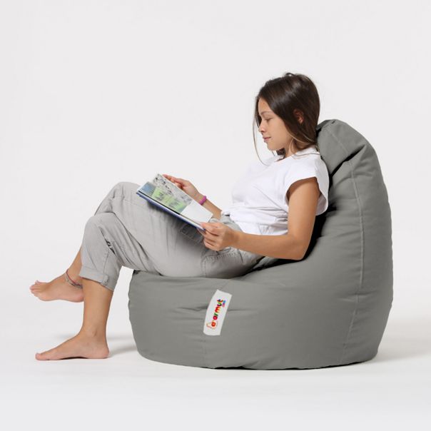 ATELIER DEL SOFA Baštenski lazy bag Drop L, siva - 248FRN1179
